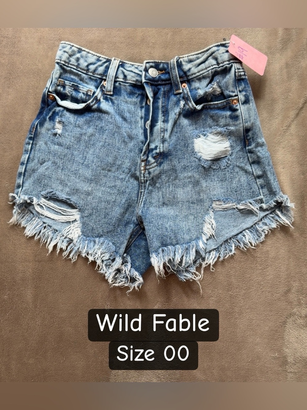 wild fable Light Wash Distressed Jean Shorts